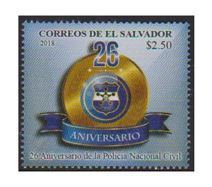 26th Anniversary of the National Civil Police Force - Central America / El Salvador 2018 - 2.50