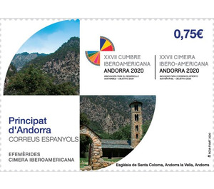 27th Ibero-American Summit, Andorra - Andorra, Spanish Administration 2020 - 0.75