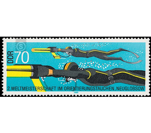 2nd World Championship in Orientation Diving  - Germany / German Democratic Republic 1985 - 70 Pfennig