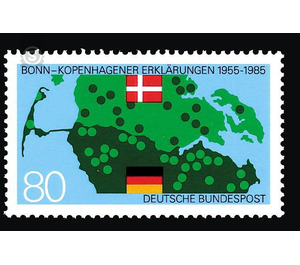 30 years Bonn-Copenhagen Declaration  - Germany / Federal Republic of Germany 1985 - 80 Pfennig