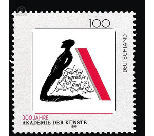 300 years Academy of Arts Berlin  - Germany / Federal Republic of Germany 1996 - 100 Pfennig