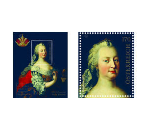 300th birthday Kaiserin Maria Theresia  - Austria / II. Republic of Austria 2017 Set