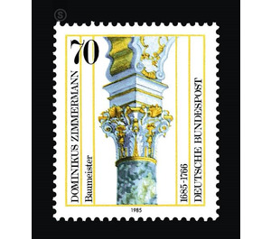 300th birthday of Dominikus Zimmermann  - Germany / Federal Republic of Germany 1985 - 70 Pfennig