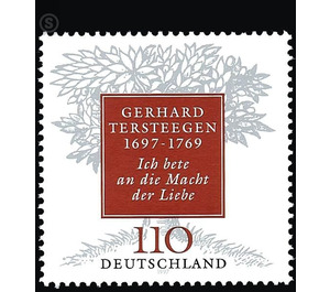 300th birthday of Gerhard Tersteegen  - Germany / Federal Republic of Germany 1997 - 110 Pfennig