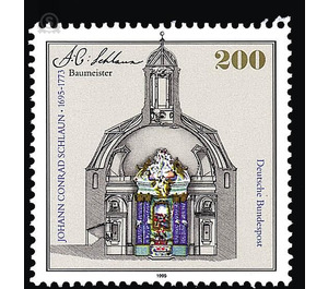 300th birthday of Johann Conrad Schlaun  - Germany / Federal Republic of Germany 1995 - 200 Pfennig