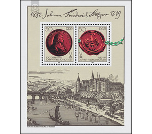 300th birthday of Johann Friedrich Böttger  - Germany / German Democratic Republic 1982