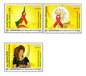 30th Anniversary of the discovery of AIDS - Central Africa / Cameroon 2011 Set