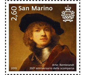 350th Anniversary of Rembrandt's Death - San Marino 2019 - 2.60