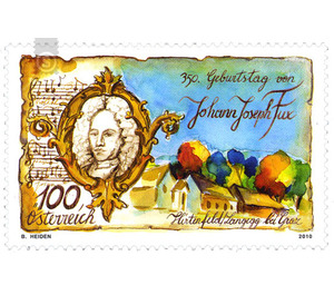 350th birthday  - Austria / II. Republic of Austria 2010 - 100 Euro Cent