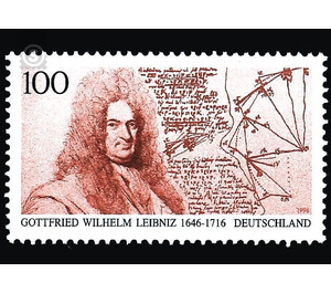 350th birthday of Gottfried Wilhelm Leibniz  - Germany / Federal Republic of Germany 1996 - 100 Pfennig