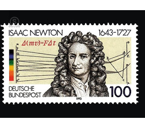350th birthday of Sir Isaac Newton  - Germany / Federal Republic of Germany 1993 - 100 Pfennig