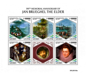 395th Anniversary of the Death of Jan Brueghel the Elder - West Africa / Sierra Leone 2020