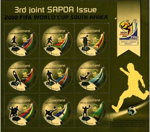 3rd SAPOA Joint Issue - 2010 FIFA World Cup - South Africa / Swaziland 2010
