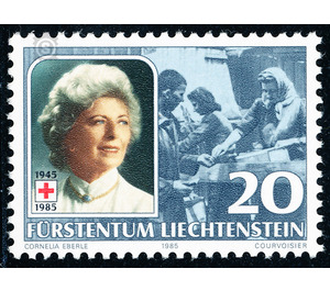 40 years presidium  - Liechtenstein 1985 - 20 Rappen