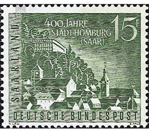 400 years - Germany / Saarland 1958 - 1,500 Pfennig