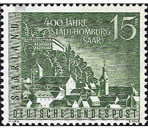 400 years - Germany / Saarland 1958 - 1,500 Pfennig