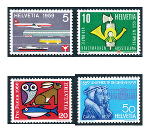 400 years  - Switzerland 1959 Set