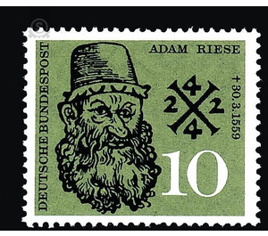 400th anniversary of Adam Riese's death  - Germany / Federal Republic of Germany 1959 - 10