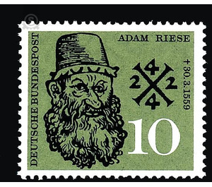 400th anniversary of Adam Riese's death  - Germany / Federal Republic of Germany 1959 - 10