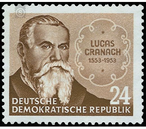 400th anniversary of death of Lucas Cranach  - Germany / German Democratic Republic 1953 - 24 Pfennig
