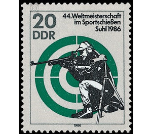 44th World Championships in Shooting 1986, Suhl  - Germany / German Democratic Republic 1986 - 20 Pfennig