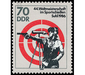 44th World Championships in Shooting 1986, Suhl  - Germany / German Democratic Republic 1986 - 70 Pfennig