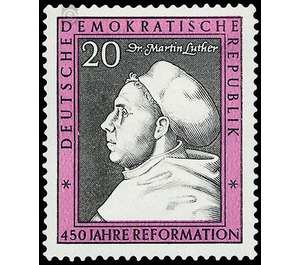 450th anniversary of Martin Luther's theses  - Germany / German Democratic Republic 1967 - 20 Pfennig