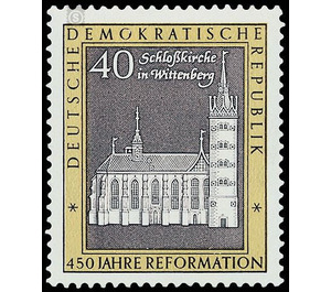 450th anniversary of Martin Luther's theses  - Germany / German Democratic Republic 1967 - 40 Pfennig