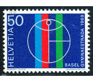 5. Gymnaestrada  - Switzerland 1969 - 50 Rappen