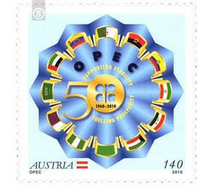 50 years  - Austria / II. Republic of Austria 2010 - 140 Euro Cent