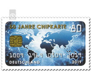 50 years chip card  - Germany / Federal Republic of Germany 2019 - 80 Euro Cent