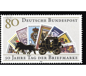 50 years day of the stamp  - Germany / Federal Republic of Germany 1986 - 80 Pfennig