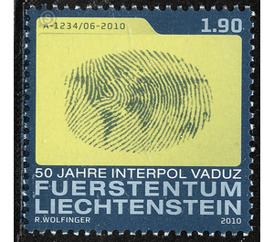 50 years  - Liechtenstein 2010 - 190 Rappen