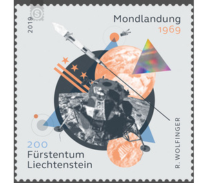 50 Years of First Moon Landing  - Liechtenstein 2019 - 200 Rappen