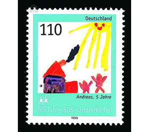 50 years of SOS Children's Villages  - Germany / Federal Republic of Germany 1999 - 110 Pfennig