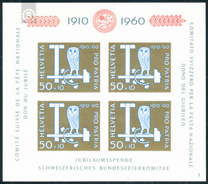 50 years  - Switzerland 1960 Rappen