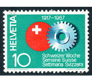 50 years  - Switzerland 1967 - 10 Rappen