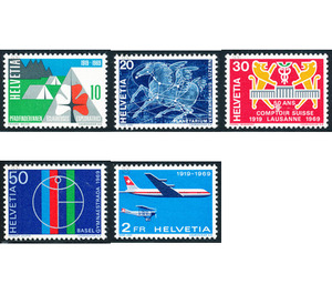 50 years  - Switzerland 1969 Set