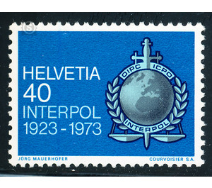 50 years  - Switzerland 1973 - 40 Rappen