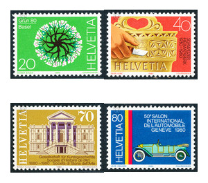 50 years  - Switzerland 1980 Set