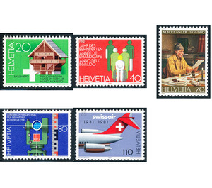 50 years  - Switzerland 1981 Set