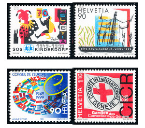 50 years  - Switzerland 1999 Set