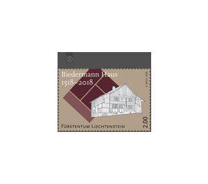 500 Years of the Biedermann House  - Liechtenstein 2018 Set