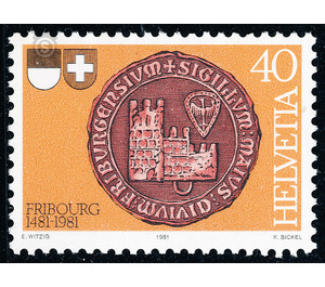 500 years  - Switzerland 1981 - 40 Rappen