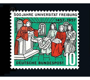 500 years University of Freiburg  - Germany / Federal Republic of Germany 1957 - 10