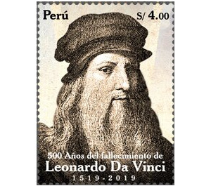 500th Anniversary of Death of Leonardo da Vinci - South America / Peru 2020 - 4