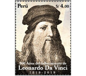 500th Anniversary of Death of Leonardo da Vinci - South America / Peru 2020 - 4