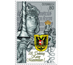 500th anniversary of the death of Emperor Maximilian I  - Austria / II. Republic of Austria 2019 - 80 Euro Cent