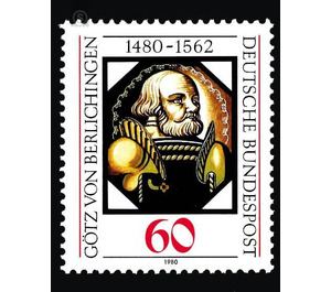 500th birthday of Götz von Berlichingen  - Germany / Federal Republic of Germany 1980 - 60 Pfennig
