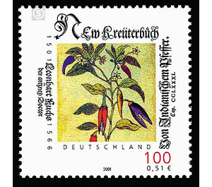 500th birthday of Leonhart Fuchs  - Germany / Federal Republic of Germany 2001 - 100 Pfennig